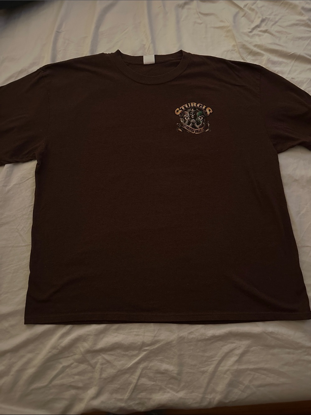 Brown Short Sleeve Graphic Tee - Men's Crewneck